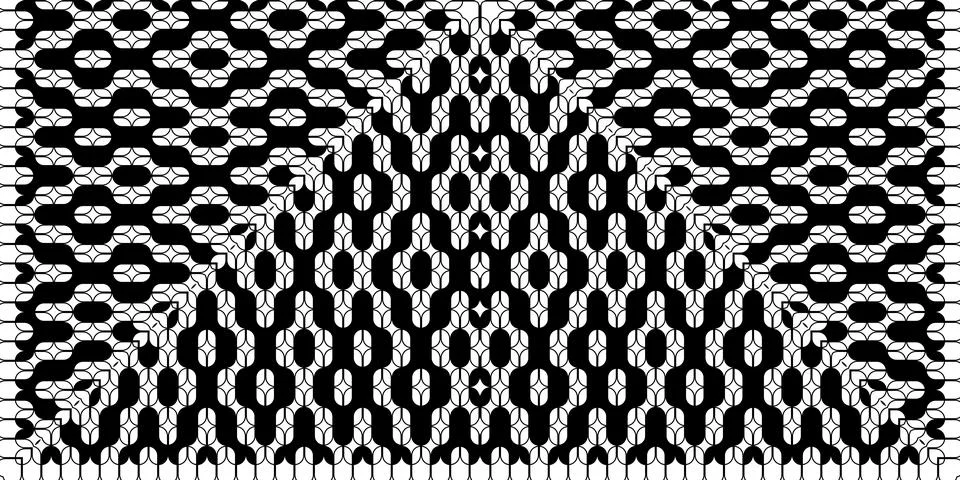 Contemporary Motifs Pattern Illustrazione stock