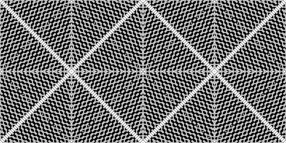 Contemporary Motifs Pattern Stock Illustration