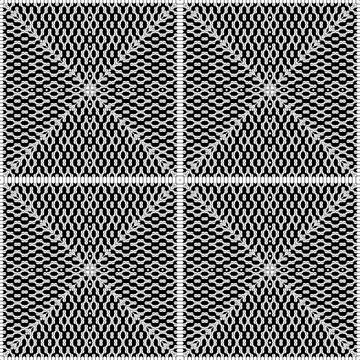 Contemporary Motifs Pattern Illustrazione stock