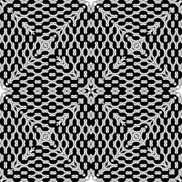 Contemporary Motifs Pattern Illustrazione stock