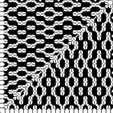 Contemporary Motifs Pattern Stock Illustration