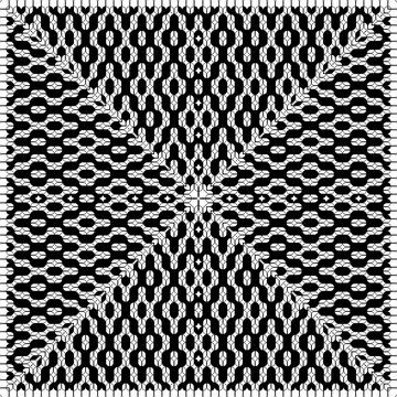 Contemporary Motifs Pattern Stock Illustration