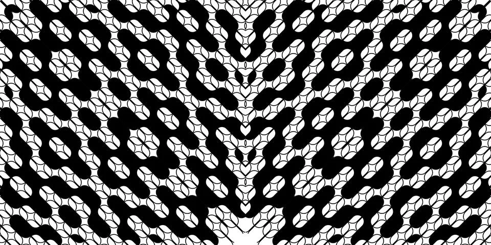 Contemporary Motifs Pattern Illustrazione stock