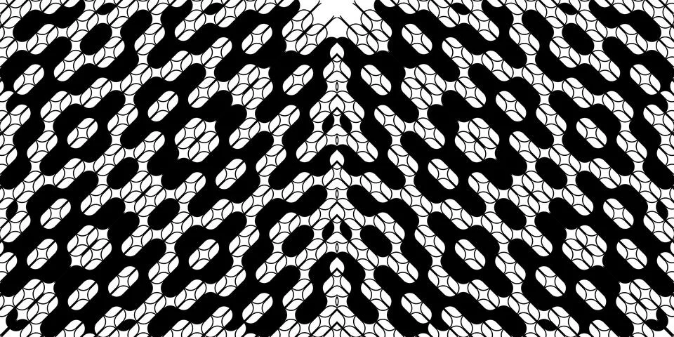 Contemporary Motifs Pattern Illustrazione stock