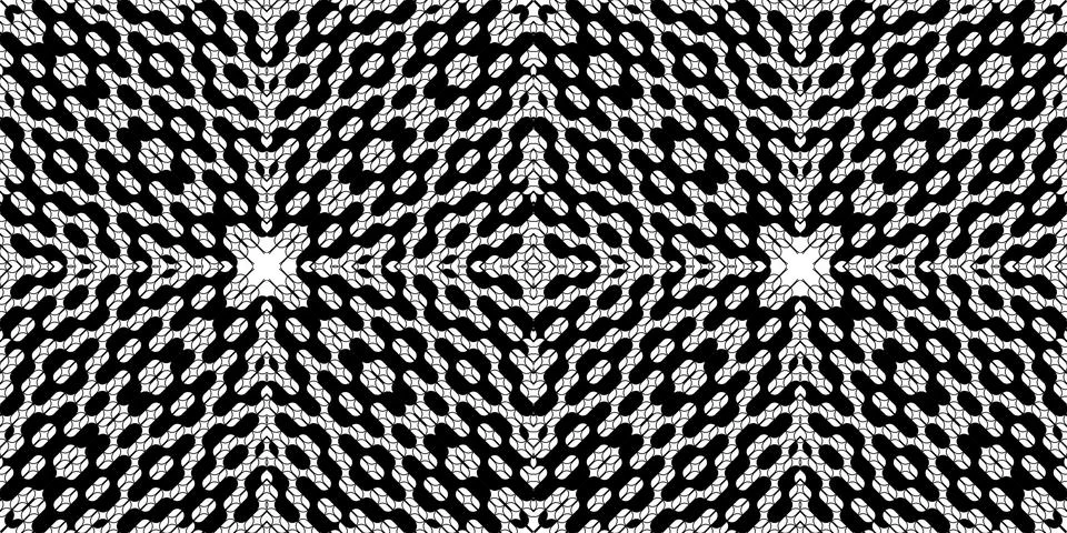 Contemporary Motifs Pattern Illustrazione stock