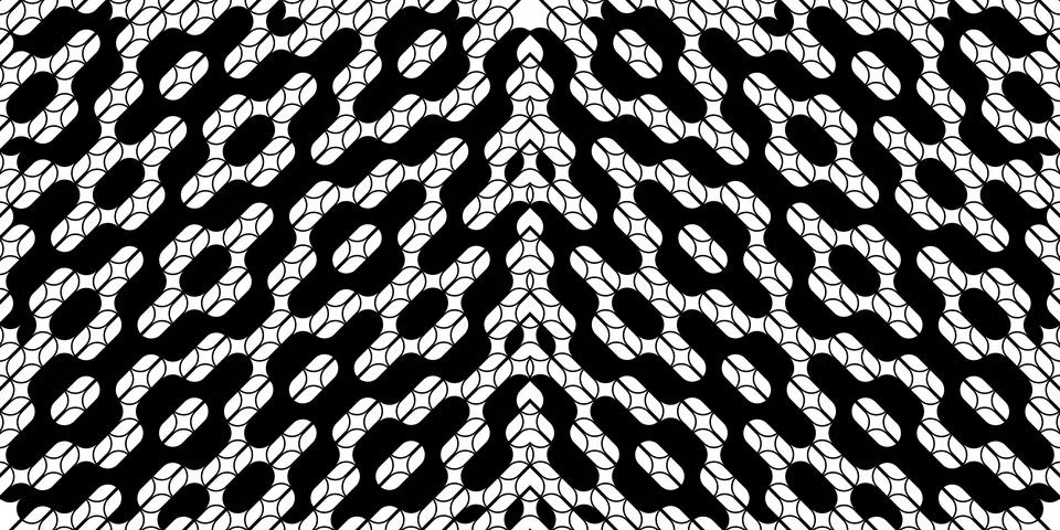 Contemporary Motifs Pattern Illustrazione stock