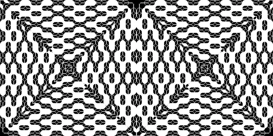 Contemporary Motifs Pattern Illustrazione stock