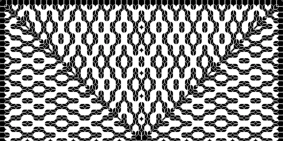 Contemporary Motifs Pattern Illustrazione stock