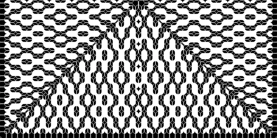 Contemporary Motifs Pattern Illustrazione stock