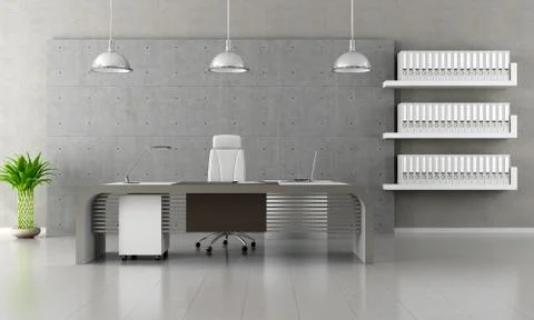 Contemporary office Stock Illustration