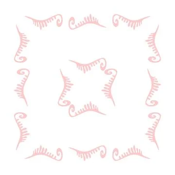 Contemporary pattern with abstract graphic elements. Vector seamless pattern  库存插图