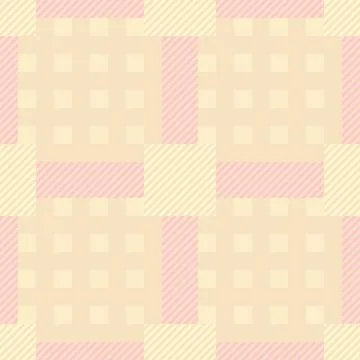 Contemporary Repeating Checkerboard Pattern with Abstract Foliage Accents Stock Illustration