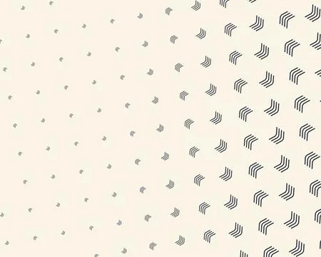 A contemporary repeating design of fine angular stripes grows denser toward.. Stock Illustration