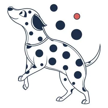 Contemporary Rounded Polka Dot Background - Versatile Vector Texture Stock Illustration