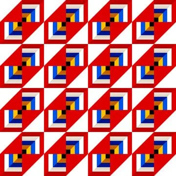 Contemporary seamless geometric pattern, square shapes. Clean abstract design Illustration