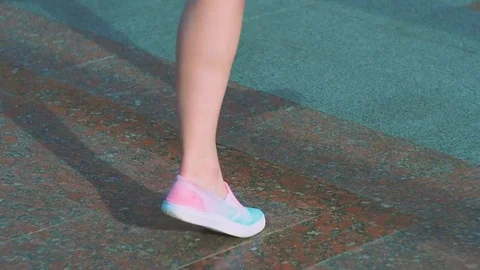 Contemporary shuffle dance. Stock-Footage 84986201