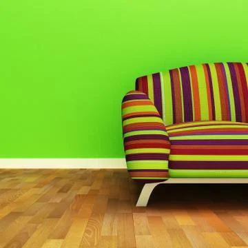 Contemporary Sofa Stock Illustration