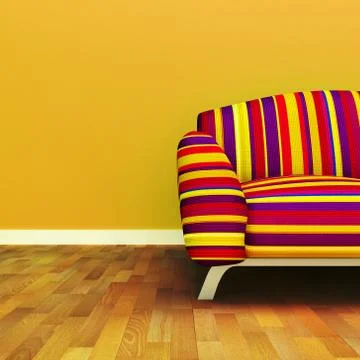 Contemporary Sofa Stock Illustration