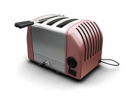 Contemporary toaster Stock Illustration