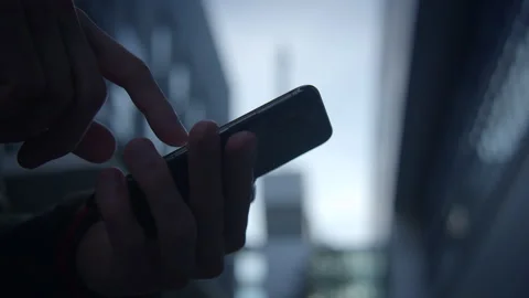 Contemporary Urban Architecture complemented by a towering Communication Vídeo Stock 292852396