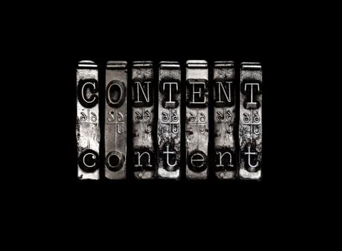 Content concept Stock Photos
