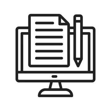 Content Creator Icon Image. Stock Illustration