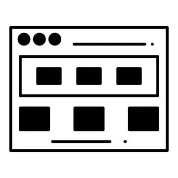 Content Dualtone Icon Ilustração Stock