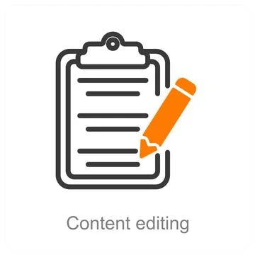 Content editing Stock Illustration