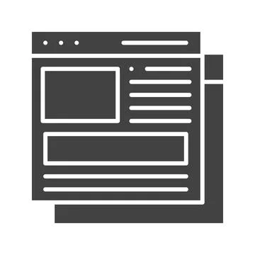 Content Icon Image. Stock Illustration