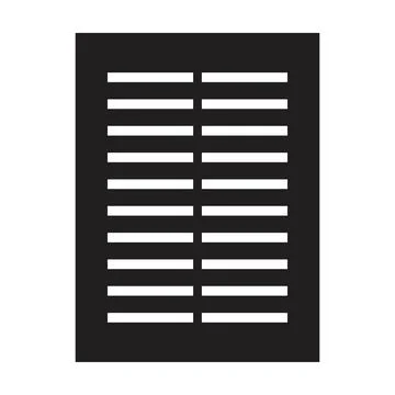 Content icon vector for business file data and document report in a glyph  Illustrazione stock