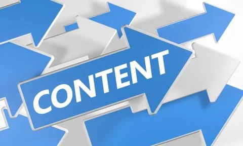 Content Stock Illustration