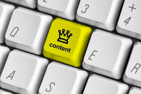 Content is king Stock Photos