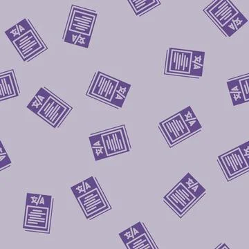 Content localization technical writer glyph vector seamless pattern Illustrazione stock