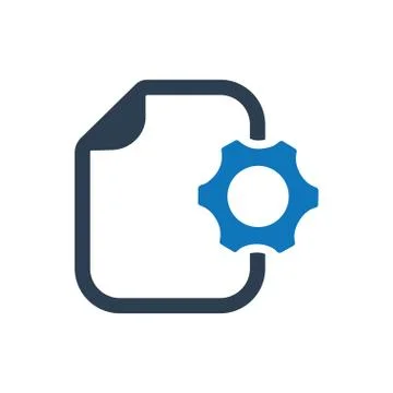 Content Management Icon Illustration