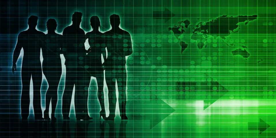 Content Management Software Stock Illustration