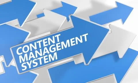 Content management system Stock Illustration
