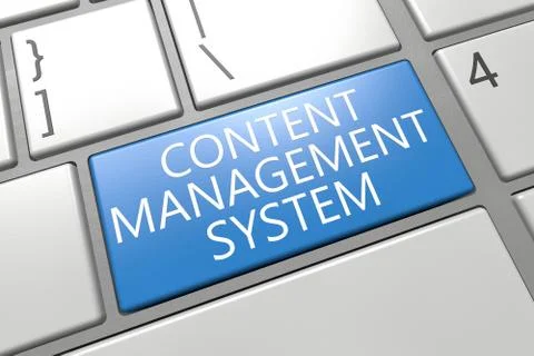 Content management system 스톡 일러스트