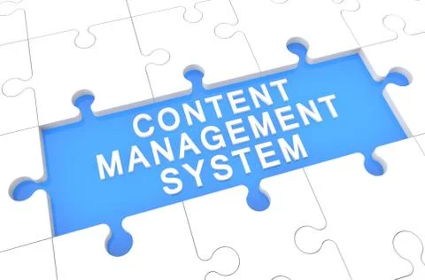 Content management system Stock Illustration