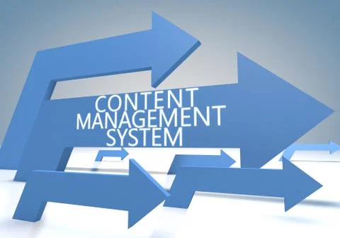 Content management system Stock Illustration