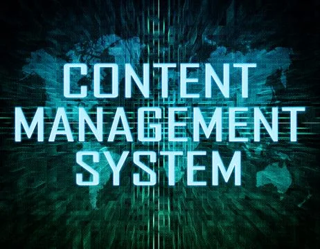 Content management system Stock Illustration