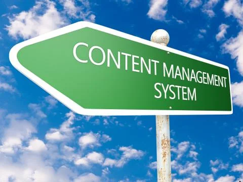 Content management system Stock Illustration
