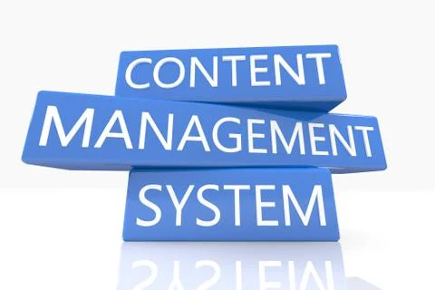 Content management system Stock Illustration