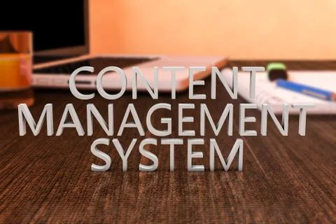 Content Management System Stock Illustration