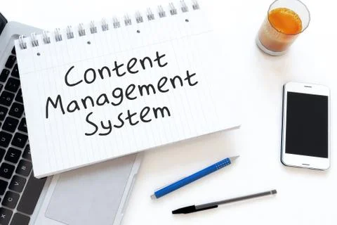 Content Management System Stock Illustration
