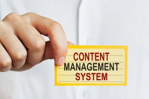 Content Management System Stock Illustration
