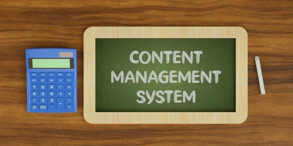 Content management system Stock Photos
