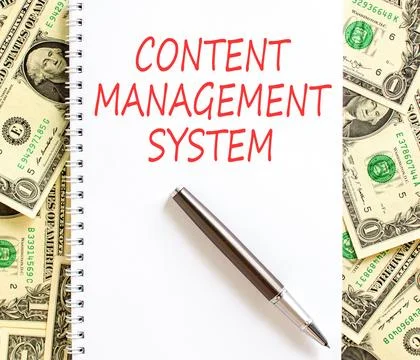 Content management system symbol. Concept words Content management system o.. Stock Photos