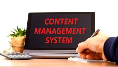 Content management system symbol. Concept words Content management system o.. Stock Photos