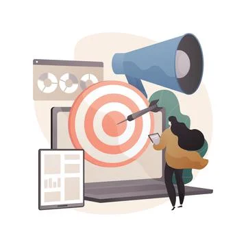 Content marketing abstract concept vector illustration. Stock Illustration