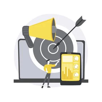Content marketing abstract concept vector illustration. イラスト素材